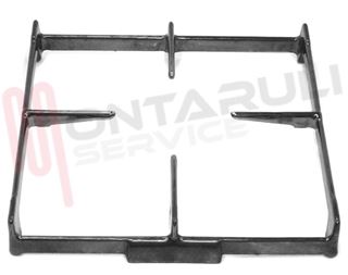 Immagine di GRIGLIA 1 FUOCO GHISA 213X211MM. GRIGIO SCURO LOFRA