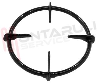Immagine di GRIGLIA 1 FUOCO GHISA D.210MM. NERA INDESIT