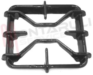 Immagine di GRIGLIA 1 FUOCO GHISA 150X150MM. NERA ONOFRI