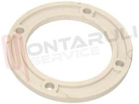 Visualizza i dettagli per FLANGIA IN PLASTICA BIANCA PER  MULINELLO Immagine di FLANGIA IN PLASTICA BIANCA PER  MULINELLO