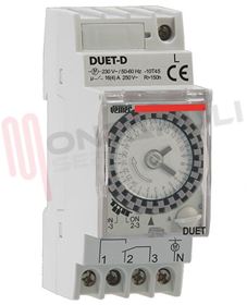 Visualizza i dettagli per OROLOGIO GIORNALIERO ELETTROMECCANICO MODULARE 2 DIN Immagine di OROLOGIO GIORNALIERO ELETTROMECCANICO MODULARE 2 DIN