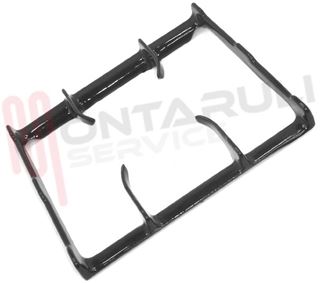Immagine di GRIGLIA 1 FUOCO GHISA 203X185MM. NERA ARISTON