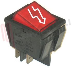 Visualizza i dettagli per INTERRUTTORE BIPOLARE LUMINOSO ROSSO SIMBOLO SAETTA Immagine di INTERRUTTORE BIPOLARE LUMINOSO ROSSO SIMBOLO SAETTA