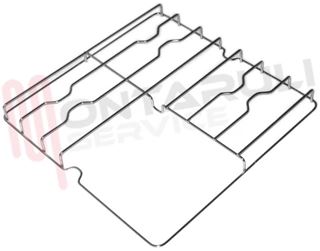 Immagine di GRIGLIA IN FILO 3 FUOCHI + PIASTRA 458X455X39MM.