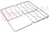 Immagine di GRIGLIA IN FILO 3 FUOCHI + PIASTRA 458X455X39MM.