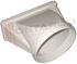 Immagine di TERMINALE RETTANGOLARE 215X85MM. CON USCITA TONDA Ø145MM.