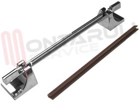 Visualizza i dettagli per MANIGLIA FRIGO CROMATA L=28CM. Immagine di MANIGLIA FRIGO CROMATA L=28CM.