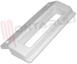 Immagine di MANIGLIA FRIGO BIANCA LATERALE L=160MM.