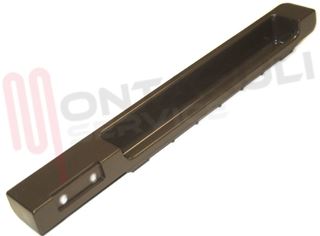 Immagine di MANIGLIA FRIGO INSERTO MARRONE L=223MM.