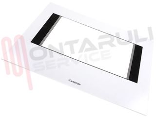 Immagine di VETRO FORNO ALT.435X580MM. BIANCO ESTERNO