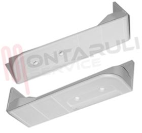 Visualizza i dettagli per KIT MANIGLIA BIANCA PORTA FRIGO-FREEZER L=190MM. Immagine di KIT MANIGLIA BIANCA PORTA FRIGO-FREEZER L=190MM.