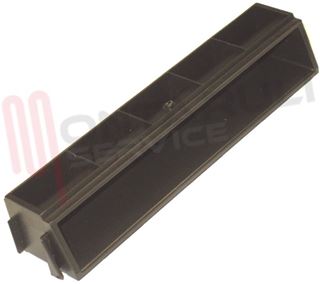 Immagine di MANIGLIA FRIGO INSERTO MARRONE L=163MM.