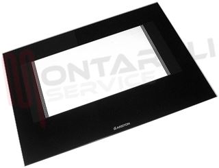 Immagine di VETRO FORNO ALT.430X580MM. NERO ESTERNO
