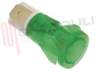 Immagine di SPIA LUMINOSA VERDE 230V FORO Ø13MM.