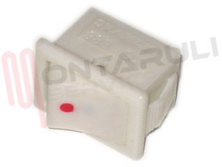Immagine di INTERRUTTORE PICCOLO BIANCO A SALDARE