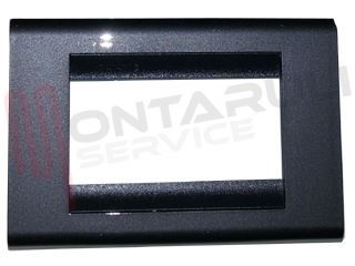 Immagine di PLACCA 4 POSTI METALLO ANTRACITE SERIE LIVING CLASSIC