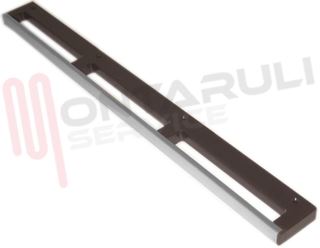 Immagine di MANIGLIA PORTA FORNO MARRONE-INOX L=58,3CM.
