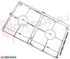 Immagine di GRIGLIA 2 FUOCHI FILO 430X260MM. CROMATA IGNIS
