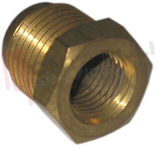 Immagine di RACCORDO RIDUZIONE MASCHIO 1/4 SAE-FEMMINA R407-R22-R404