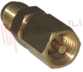 Visualizza i dettagli per RACCORDO VALVOLA RIDUZIONE MASCHIO R22/ FEMMINA R407 Immagine di RACCORDO VALVOLA RIDUZIONE MASCHIO R22/ FEMMINA R407
