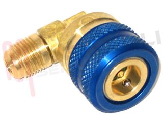 Immagine di RUBINETTO INNESTO RAPIDO R134 BASSA PRESSIONE ATT. 3/8 SAE