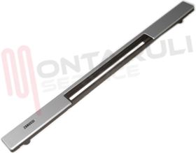 Visualizza i dettagli per MANIGLIA PORTA FORNO MARRONE-INOX L=58CM. Immagine di MANIGLIA PORTA FORNO MARRONE-INOX L=58CM.