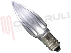 Visualizza i dettagli per LAMPADINA FIAMMETTA LED E10 12V 2W LUCE BIANCA Immagine di LAMPADINA FIAMMETTA LED E10 12V 2W LUCE BIANCA