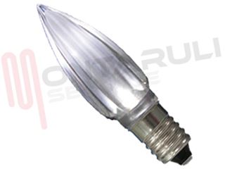 Immagine di LAMPADINA FIAMMETTA LED E10 12V 2W LUCE BIANCA