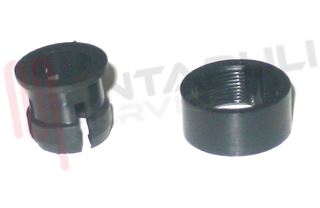 Immagine di KIT PORTA LED + CLIP 5MM - 2PZ. NERO