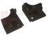 Immagine di KIT TERMINALE MANIGLIA FORNO MARRONE SX+DX CF.2PZ. (SX-92940