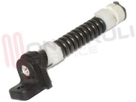 Visualizza i dettagli per CERNIERA COPERCHIO DESTRA MARRONE L=118MM. Immagine di CERNIERA COPERCHIO DESTRA MARRONE L=118MM.