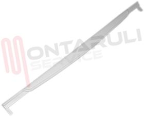 Visualizza i dettagli per MANIGLIA PORTA FORNO BIANCA L=880MM. Immagine di MANIGLIA PORTA FORNO BIANCA L=880MM.