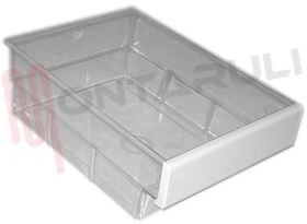 Visualizza i dettagli per CASSETTO VERDURA TRASPARENTE 360X250X130MM. Immagine di CASSETTO VERDURA TRASPARENTE 360X250X130MM.