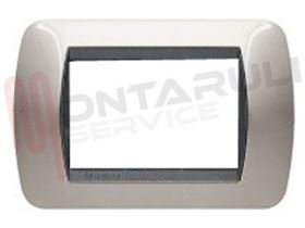 Visualizza i dettagli per PLACCA 3 POSTI IN METALLO ALLUMINIO CHIARO SERIE LIVING INT. Immagine di PLACCA 3 POSTI IN METALLO ALLUMINIO CHIARO SERIE LIVING INT.