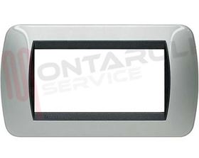 Visualizza i dettagli per PLACCA 4 POSTI IN METALLO ALLUMINIO CHIARO SERIE LIVING INT. Immagine di PLACCA 4 POSTI IN METALLO ALLUMINIO CHIARO SERIE LIVING INT.