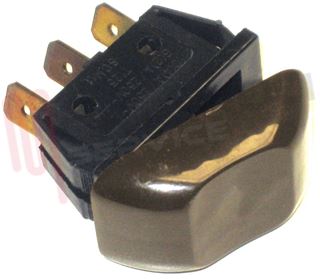 Immagine di INTERRUTTORE DEVIATORE TASTO MARRONE PER LAVATRICE 'LB120CW'