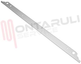 Visualizza i dettagli per PROFILO INFERIORE PORTA FORNO BIANCO L=590MM. Immagine di PROFILO INFERIORE PORTA FORNO BIANCO L=590MM.