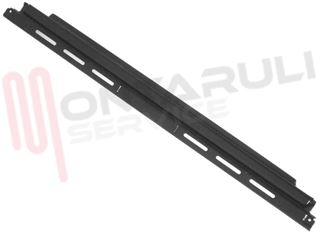 Immagine di REGGIVETRO INFERIORE PORTA FORNO NERO L=586MM.