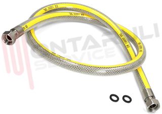 Immagine di TUBO GAS FLESSIBILE L=1250 1/2" F 1/2" F GIALLO
