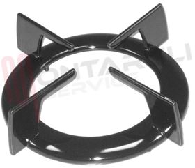 Visualizza i dettagli per GRIGLIA 1 FUOCO PIATTINA 2 PERNI NERA LUCIDA Immagine di GRIGLIA 1 FUOCO PIATTINA 2 PERNI NERA LUCIDA