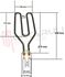 Immagine di RESISTENZA GRILL 1000W 230V ZANUSSI