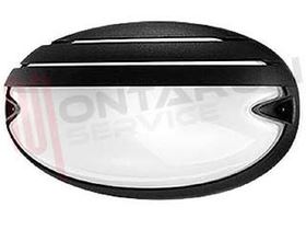 Visualizza i dettagli per PLAFONIERA 1X60W CHIP GRILL 25 E27 OVALE NERA Immagine di PLAFONIERA 1X60W CHIP GRILL 25 E27 OVALE NERA