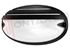 Immagine di PLAFONIERA 1X60W CHIP GRILL 25 E27 OVALE NERA