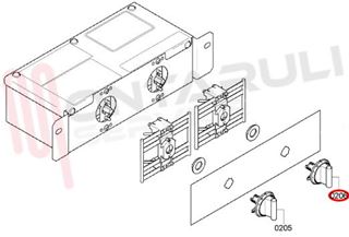 Immagine di MANOPOLA FUOCO INOX SATINATO BOSCH