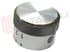 Immagine di MANOPOLA PIASTRA MARRONE-SILVER D.8MM.