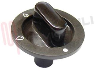 Immagine di MANOPOLA FUOCO MARRONE D.8MM.