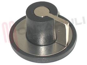 Visualizza i dettagli per MANOPOLA PIANO COTTURA NERA D.6MM. Immagine di MANOPOLA PIANO COTTURA NERA D.6MM.