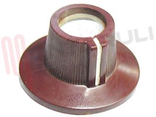 Immagine di MANOPOLA FUOCO BORDEAUX D.8MM.