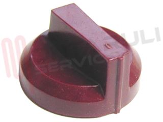 Immagine di MANOPOLA FUOCO BORDEAUX D.8MM.