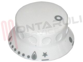Immagine di MANOPOLA FUOCO BIANCA D.6MM.